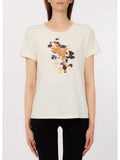 Liu Jo T-shirt Donna TA6163JS003 White Milk/lj Bird - Bianco