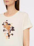 Liu Jo T-shirt Donna TA6163JS003 White Milk/lj Bird - Bianco