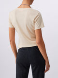Liu Jo T-shirt Donna TA6175J3845 Warm Champagne - Avorio