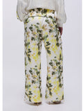 Liu Jo Pantalone Palazzo Donna TA6257T358A Green Shades/wh.milk - Verde