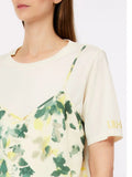 Liu Jo T-shirt Donna TA6261JS923 Wh.milk/green Shades - Verde