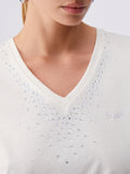 Liu Jo T-shirt Donna TA6284JS923 White Milk - Bianco