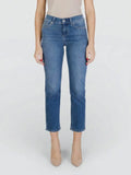 Liu Jo Jeans Capri Donna UA6066DS081 Den.blue Auth.dk Ful - Denim