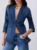 Liu Jo Giacca Donna UA6107D0315 Den.blue Starry Wash - Denim
