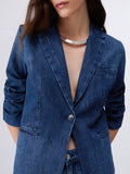 Liu Jo Giacca Donna UA6107D0315 Den.blue Starry Wash - Denim
