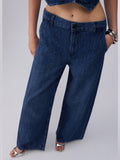 Liu Jo Jeans a Palazzo Donna UA6108D0315 Den.blue Starry Wash - Denim
