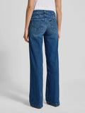 Liu Jo Jeans a Palazzo Donna UA6160D0264 Den.blue Bubble Wash - Denim