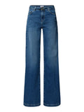 Liu Jo Jeans a Palazzo Donna UA6160D0264 Den.blue Bubble Wash - Denim