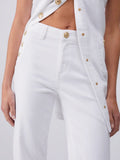 Liu Jo Pantalone Zampa Donna UA6162T456A - Bianco
