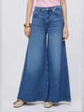 Liu Jo Jeans Wide Donna UA6217D0319 Den.blue Dk.superlat - Denim