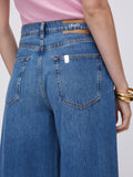 Liu Jo Jeans Wide Donna UA6217D0319 Den.blue Dk.superlat - Denim