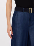 Liu Jo Jeans Wide Croopped Donna UA6314D0335 Normal Wash - Blu