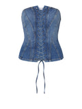 Liu Jo Top Donna UA6506D0399 Den.md.blue Intrecci - Denim