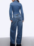 Liu Jo Camicia Jeans Donna UA6507D0399 Den.md.blue Intrecci - Denim