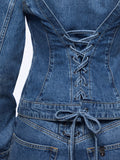 Liu Jo Giubbino di Jeans Donna UA6511D0400 Den.md.blue Intrecci - Denim