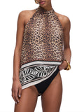 Liu Jo Top Donna VA6051TS123 Animalier - Maculato