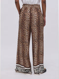 Liu Jo Pantalone Palazzo Donna VA6052TS123 Animalier - Maculato