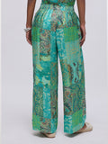 Liu Jo Pantalone Palazzo Donna VA6067TS124 Cachem.water Green - Verde