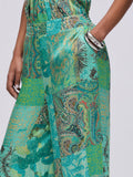 Liu Jo Pantalone Palazzo Donna VA6067TS124 Cachem.water Green - Verde