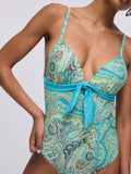 Liu Jo Costume Intero Donna VA6079J6448 Cach.water Green/hot - Verde