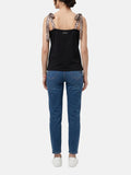 Liu Jo Top Donna VA6114JS360 Nero/animalier - Maculato