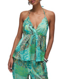 Liu Jo Top Donna VA6115TS124 Cachem.water Green - Verde