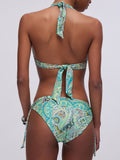 Liu Jo Bikini Pezzo Sopra Triangolone Donna VA6135J6448 Cach.water Green/hot - Verde
