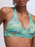 Liu Jo Bikini Pezzo Sopra Triangolone Donna VA6135J6448 Cach.water Green/hot - Verde