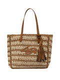 Liu Jo Borsa Mare Donna VA6201A0006 Naturale/moro - Marrone