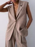 Liu Jo Gilet Donna WA6165T332A Biscotto Mel. - Marrone