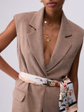 Liu Jo Gilet Donna WA6165T332A Biscotto Mel. - Marrone