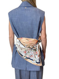 Liu Jo Gilet Donna WA6165T332A Nt.blu Effect Denim - Celeste
