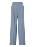 Liu Jo Pantalone Palazzo Donna WA6167T332A Nt.blu Effect Denim - Celeste