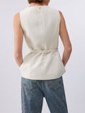 Liu Jo Gilet Donna WA6209TS896 Light Panna - Avorio