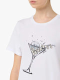 Liu Jo T-shirt Donna WA6237JS923 Bco Drink lj - Bianco