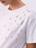 Liu Jo T-shirt Donna WA6238JS923 Bco Lj Motif - Bianco