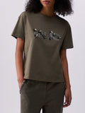 Liu Jo T-shirt Donna WA6238JS923 Dk.olive Liujo Sequi - Marrone