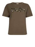 Liu Jo T-shirt Donna WA6238JS923 Dk.olive Liujo Sequi - Marrone