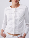 Liu Jo Giacca Donna WA6262T367A Bco Ottico Ric.flowe - Bianco