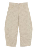 Liu Jo Pantalone 5 Tasche Balloon Donna WA6272T447A Aluminum - Beige
