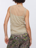 Liu Jo Top Donna WA6310J3860 Dk.olive Embroiderie - Beige