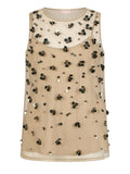 Liu Jo Top Donna WA6310J3860 Dk.olive Embroiderie - Beige