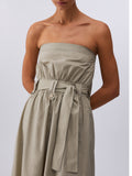 Liu Jo Vestito Longuette Donna WA6312T4853 Aluminum - Beige