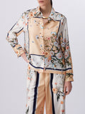 Liu Jo Camicia Fantasia Donna WA6357T2555 Blu Str/bloom.small - Floreale