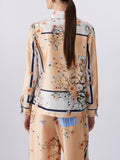 Liu Jo Camicia Fantasia Donna WA6357T2555 Blu Str/bloom.small - Floreale