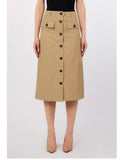 Liu Jo Gonna Longuette Donna WA6390T398A Light Ginger - Beige