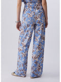 Liu Jo Pantalone Zampa Pantalone Donna WA6441T4853 Blu Wave Liles - Celeste
