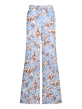 Liu Jo Pantalone Zampa Pantalone Donna WA6441T4853 Blu Wave Liles - Celeste