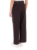 Liu Jo Pantalone Palazzo Cropped Donna WA6475T373A Sacher - Marrone