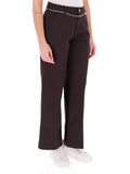 Liu Jo Pantalone Palazzo Cropped Donna WA6475T373A Sacher - Marrone